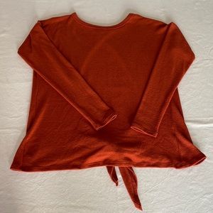 Long Sleeve Shirt with Open Back (XXS)